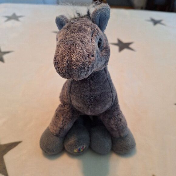 Ganz Webkinz Grey Arabian Horse Plush Stuffed Animal HM098 NO CODE‎ - Picture 1 of 8